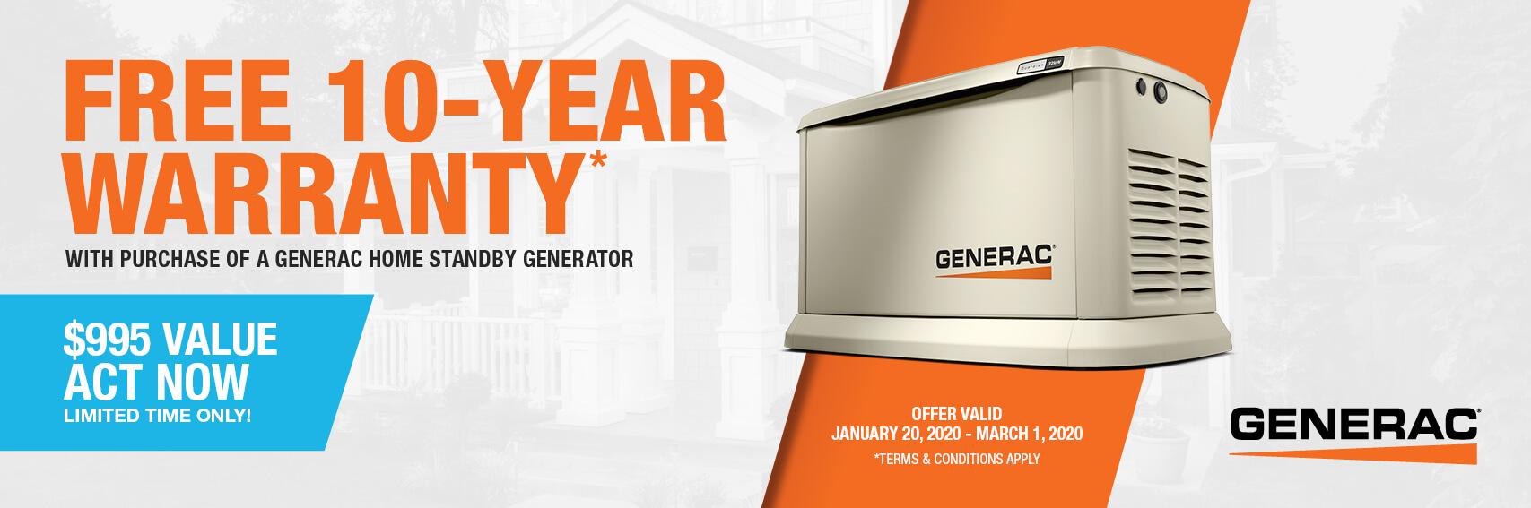 Homestandby Generator Deal | Warranty Offer | Generac Dealer | Britton, SD